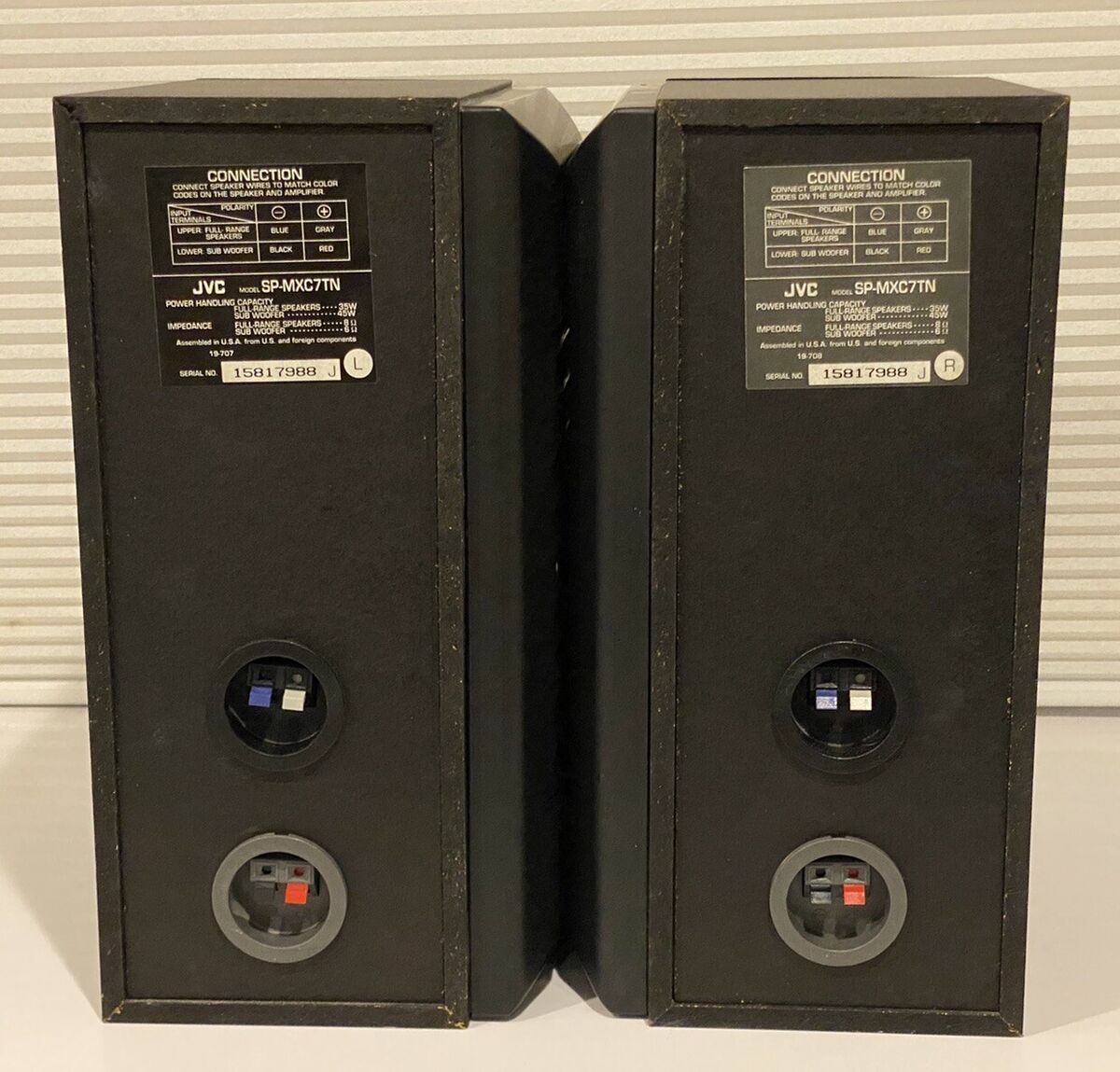 Vtg JVC Labyrinth Subwoofer System Speakers Model SP-MXC7TN Vtg JVC Labyrinth Subwoofer System Speakers Model SP-MXC7TN