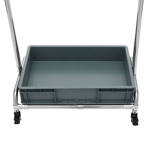 Broom And Mop Holder Movable Floor-Mounted Mop Rack Floor Standing Cleaning Tool - Picture 9 of 14