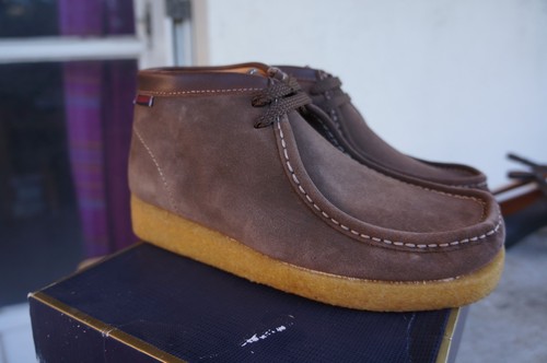 Sebago Koala: Scarpe Da Uomo In Camoscio Marrone, Modello Polacchino Con Suola In Para, Allacciatura A Due Fori, Taglia 43.5