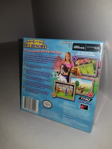 NEW Factory Sealed Paws & Claws Pet Resort Game For Gameboy Advance i2 - Picture 2 of 2