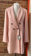 Marella Muriel Wool Blend Coat Size 12 New With Tags. Blush Pink. Made In Italy