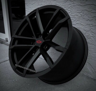 SATIN BLACK ZL1  WHEELS  2010-2024 SS/RS/LS  20x10/20X11'' 2010-2024 CHEVY CAMARO