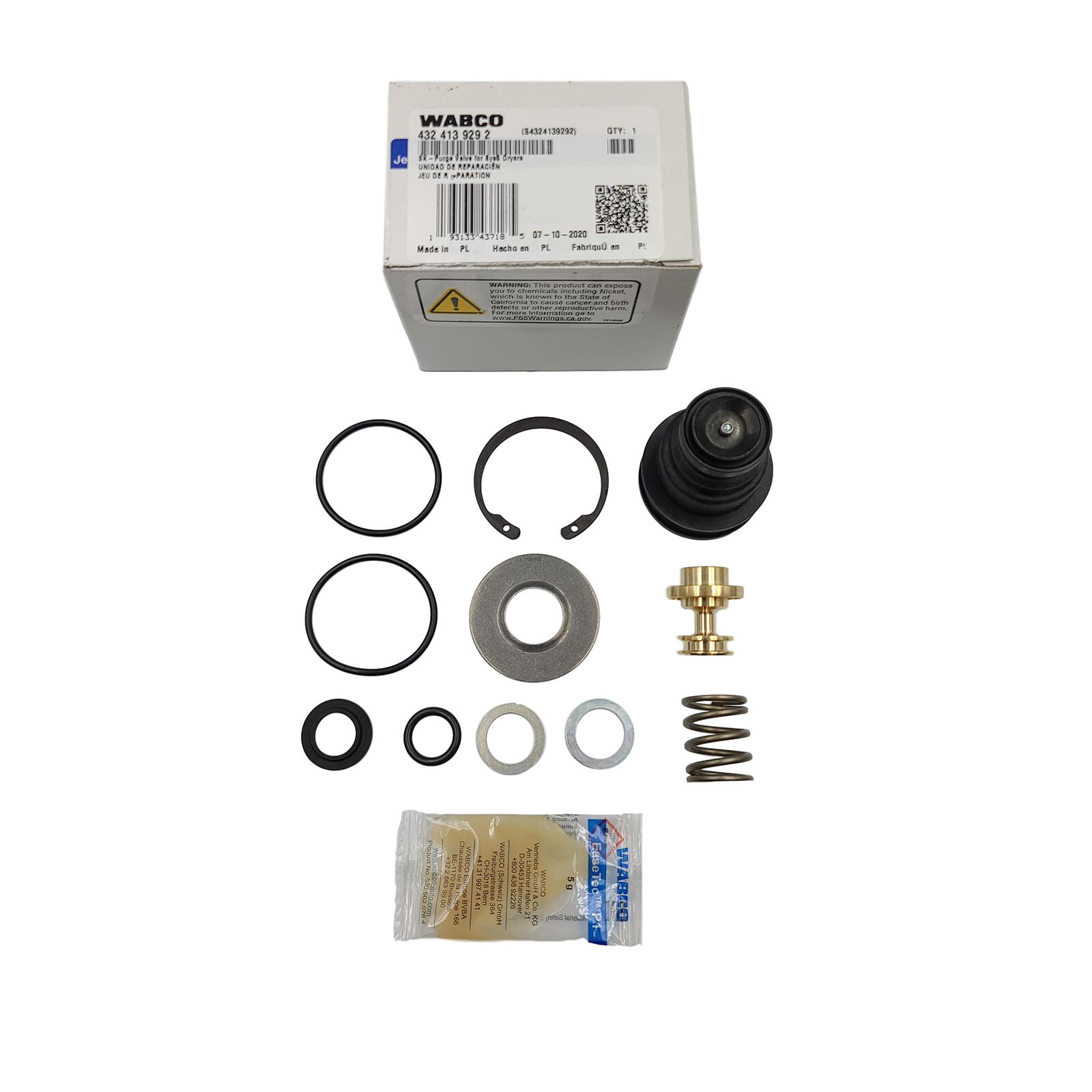 MERITOR WABCO AIR DRYER PURGE VALVE R950014 4324139292 TDAS432413