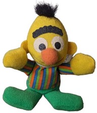 VTG Sesame Street Plush Bert Mini Bean Bag Toy 1999 Kellogg's Cereal Exclusive