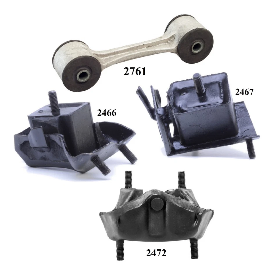 Montaje de motor y transmisión 4 piezas apto para Pontiac Fiero 1984-1985 2,5 L Foto 2 de 4