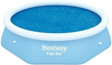 Bestway 8ft Solar Pool Cover 58060 – Fast Set Above Ground Heated Water Blanket