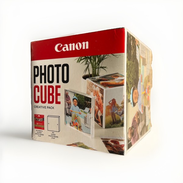 Canon PP-201 5X5 Fotopapier - 40 Blatt Fotopapier, Photo Cube Und Frame Pixma-image
