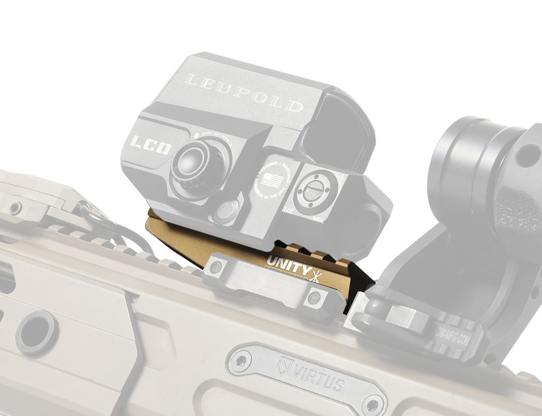 Unity Tactical Fast Riser FDE Optic Mount Set for sale