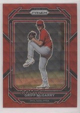 2023 Panini Prizm Ruby Wave Prizm Griff McGarry #41 17tq
