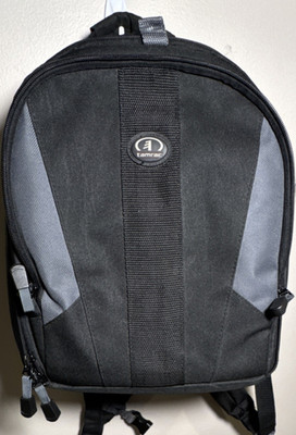 Tamrac Camera Backpack Nylon Black/Gray Padded Adjustable Straps Compartments