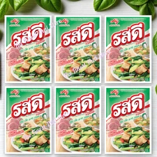 Rosdee Cooking Powder Food Seasoning Ajinomoto Thai, Pork Flavor 70g bundle of 6