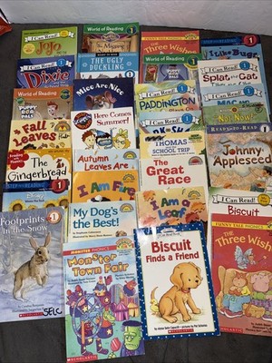 Lot 30 Level 1 Early Readers I Can Read Ready to Read Step Into K 1st Grade