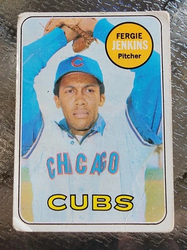 1969 Fergie Jenkins Topps High Number #640 *LOW GRADE*