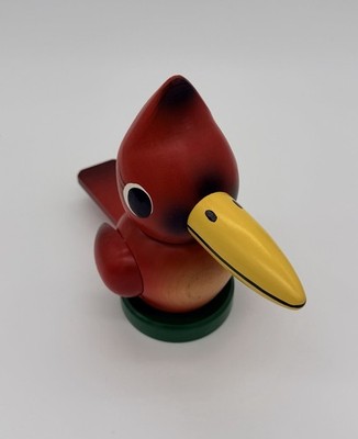 Christian Ulbricht Handcrafted Wood Cardinal Nutcracker Germany 2000