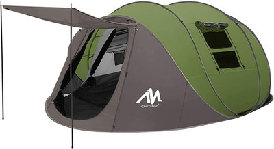 6 Person Easy Pop up Tents for Camping -  Double Layer Waterproof Instant Tent w