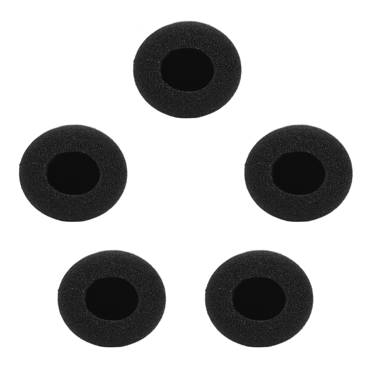 Mini Microphone Windscreens Mic Foam Covers For Lapel Headset Microphone Black