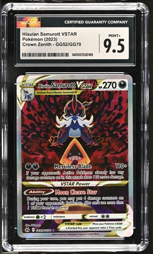 Hisuian Samurott VSTAR graded CGC 9.5 for sale on eBay