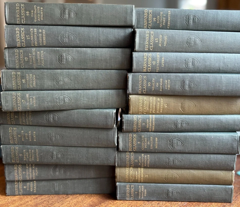 HARVARD CLASSICS Vtg GREEN 1st Ed.1909 Shelf of Books- U CHOOSE *Buy More & Save - Image 2 of 4