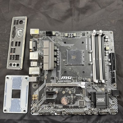 MSI B450M Bazooka AM4 Motherboard DDR4 M-ATX Ryzen Untested For Parts Repair