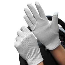 Summer Sun Protection Gloves Non Slip Touchscreen Cotton Driving Cycling