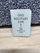 One Solitary Life and The Words Of Jesus Christ by Hallmark Cards 3x2"
