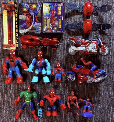 Vintage Collectible Collection Collector Item Action Figures Spider-Man Bulk Lot