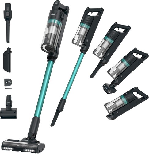 Hoover HF1M10P Cordless Stick Vacuum Cleaner Rechargeable 14.8v 0.7L Turquoise — Hoover