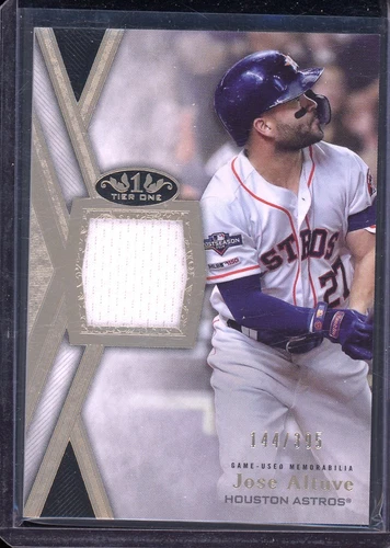 2020 Topps Tier One - Tier One Relics #T1R-JA Jose Altuve #/395