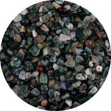 Natural Chip Stone Beads India Agate 5-8mm About 400 Pieces Irregular Gemston...