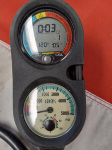 scuba computer console. GENESIS  RESOURCE console* NEW BATTERIES & WET  TESTED*