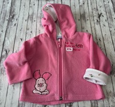 Disney Baby 2010 Winnie The Pooh Girls Piglet Hooded Sweatshirt Fleece 6 Months