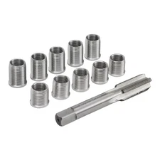 1Set Durable Universal Spark Plug Thread Repair Tool with M10x1.0 Thread Inserts
