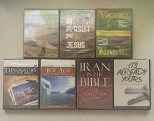DVD  Lot of 7 Christian Faith Church Religion Jesus Answers In Genesis - Sealed