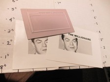 CBS TV show photo 1950s MILLIONAIRE Marvin Miller newspaper ad mat #3