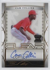 2022 Leaf Trinity Clear Gold Spectrum Foil 7/7 Cam Collier #CA-DB2 Auto 10z2
