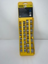 Stanley 15 Piece Socket Set Metric 9-24 New Stanley 15 Piece Socket Set Metric 9-24 New