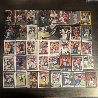Denver Broncos Football Card Lot 40 Cards Rookies, Inserts, And Legends.