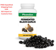 PHARMAKON Aged Black Garlic, Potent Soft Caps...