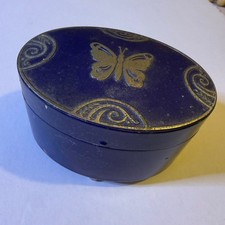 Vintage Lucretia Vanderbilt Cobalt Blue Ename...