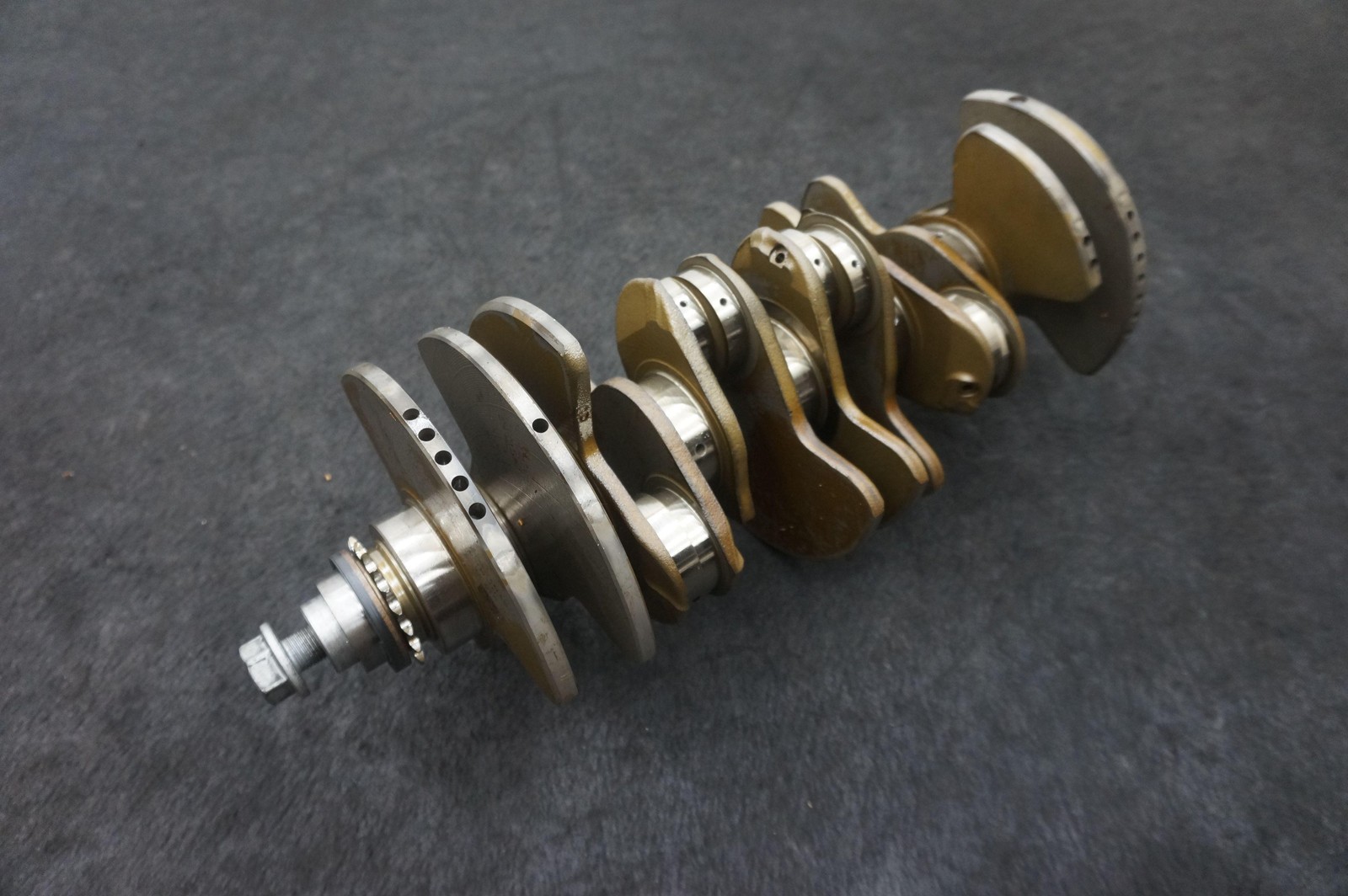 6.0L Engine Crank Crankshaft 07C100011BL Bentley Continental Flying Spur 2003-12