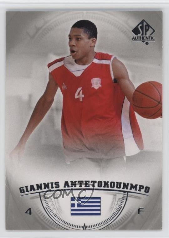 2013-14 SP Authentic Giannis Antetokounmpo #36 Rookie RC