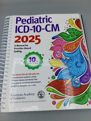 Pediatric ICD-10-CM 2025 by Aap Committee on Coding and Nomenclature