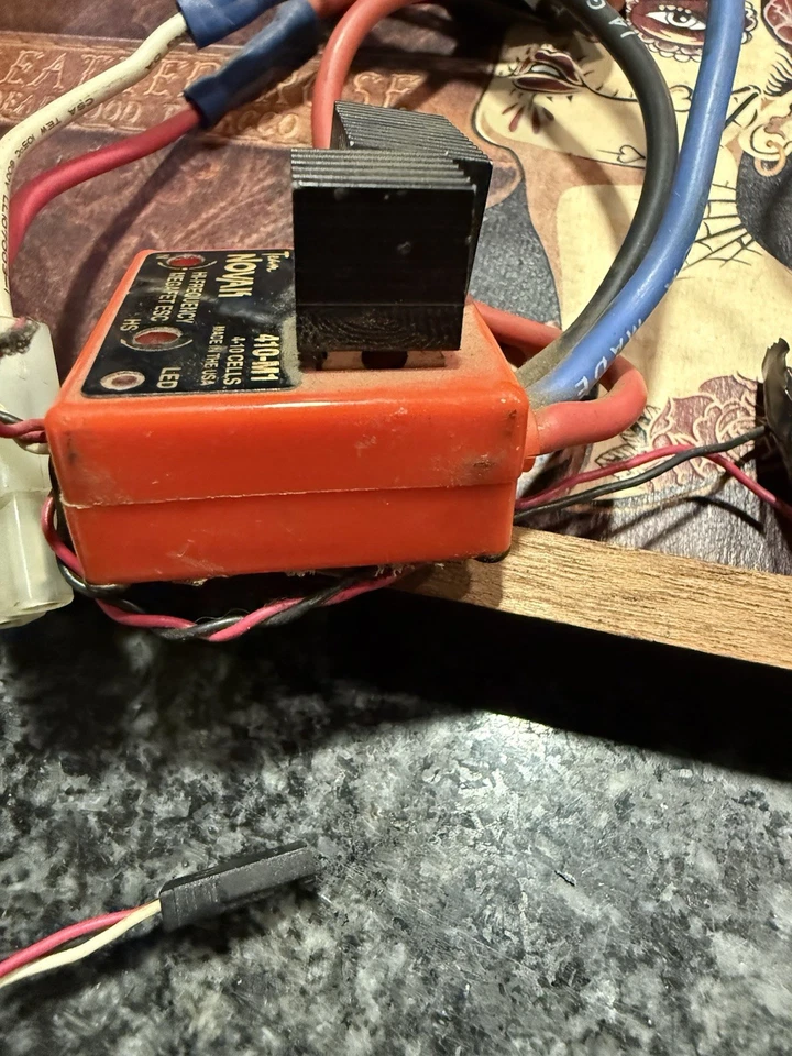 NOVAK 410-M1 ESC CONTROL DE VELOCIDAD VINTAGE, ¡¡solo adelante!! ¡Cableado áspero!! ¡Funciona!! Foto 4 de 4