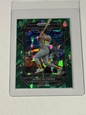 2023 Panini Prizm Mark McGwire #208 Green Ice Prizm - Athletics