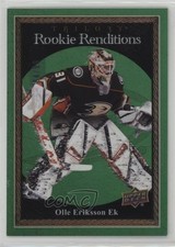 2023-24 Upper Deck Trilogy Rookie Renditions Green 84/99 Olle Eriksson Ek 18m3
