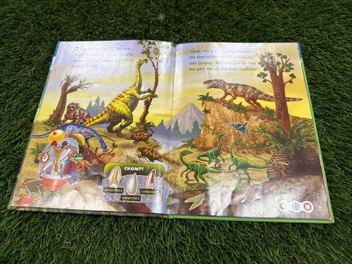 LeapFrog LeapReader book — LEAP AND THE LOST DINOSAUR (Cards not included.) - Picture 5 of 9