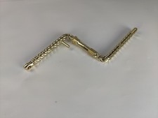 Lowrider Bicycle Bike One Piece Crank Quadruple Square Twisted Gold 6-1/2" 165mm