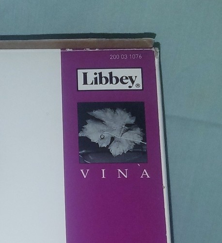 Set Of 4 Libbey Vina Wine Glasses Goblets Very Good Condition - Picture 4 of 5