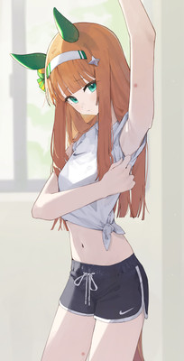 Anime girls art 2d petite looking at viewer portrait Custom Gaming Mat Desk
