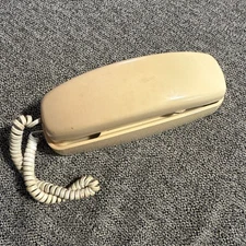 AT&T 210 Basic Trimline Corded Phone Single Line No AC Power Required Beige